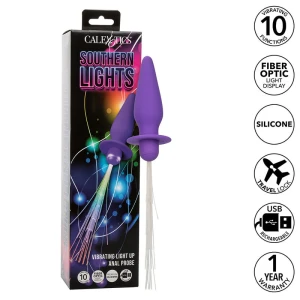 CALEXOTICS - SOUTHERN LIGHTS LIGHT UP ANAL PLUG 10 VIBRATIONS SILIKONIPUPURA